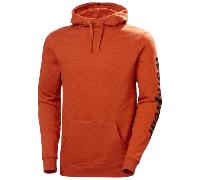 Helly Hansen Workwear 79264 Logo Hoodie Dark Orange Melange 2XL Size: 2XL