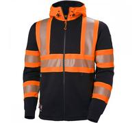Helly Hansen Workwear 79273 ICU Zip Hoodie Orange/Ebony 4XL Colour: Or 4XL
