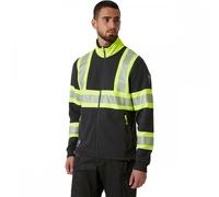 Helly Hansen Workwear 79274 ICU Hi Vis Zip Sweatshirt Yellow/Ebony L C L