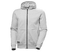 Helly Hansen Workwear 79345 Evo Zip Hoodie Grey Melange XXXXL Size: 4X 4XL