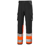 Helly Hansen Workwear 77433 Alna 4X Cargo Trouser Class 1 Orange/Ebony 46.5" 32.5"