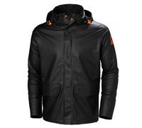 Helly Hansen Workwear Men's Gale Rain Jacket - Waterproof Lightweight Durable Work Raincoat