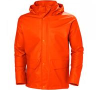 Helly Hansen Workwear Gale Rain Jacket Dark Orange Size: L Colour: Dar L