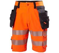 Helly Hansen Workwear 77503 ICU Construction Shorts Orange/Ebony Waist 36"