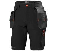 Helly Hansen Workwear 77578 Kensington Construction Shorts Black Waist 47"