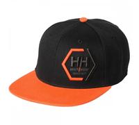 Helly Hansen Workwear Kensington Flat Brim Black/Dark Orange Colour: B One Size