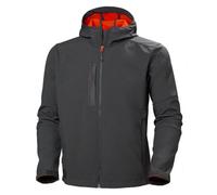Helly Hansen Workwear Kensington Hood Softshell Jacket (Grey) (Small)