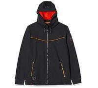 Helly Hansen Workwear Mens Chelsea Evo Zip Hoodie, 990 Black, L, 79197