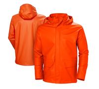 Helly Hansen Workwear Men's Gale Waterproof Rain Jacket, Dark Orange, 4XL