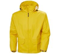 Helly Hansen Workwear Men's Voss Waterproof Rain Jacket, Dark Yellow, XS