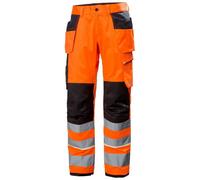 Helly Hansen Workwear Uc-Me Construction Pant Cl2 (Hi Vis Orange/ebony) (D96)