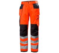 Helly Hansen Workwear Uc-Me Construction Pant Cl2 (Hi Vis Red/ebony) (D108)