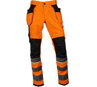 Helly Hansen Workwear UC-ME Construction Trousers CL2 - Hi Vis Orange/Ebony - 30.5 Waist / 30.5 Leg