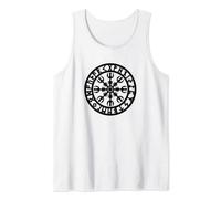 HELM OF AWE Aegishjalmur Protection Symbol Runes Tank Top