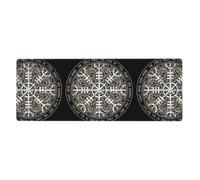 helm of awe Mouse Pad 12x31.5in Extended Desk Throw