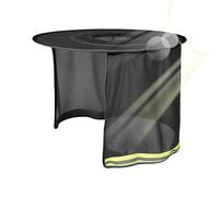 Helm Sonnenschutz Mit Nackenschutz - UV Schutz Schutzhelm Schatten Vollrand | Atmungsaktives Leichtes Polyester | Verstellbar Mit Reflektierendem Streifen Für Baustelle Outdoor Arbeit