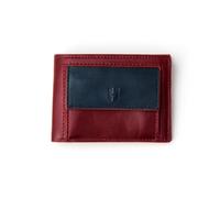 HELMBROOK London® Genuine Leather Bifold Men's Wallet with Coin Pocket | Made of Full Grain Handcrafted Leather | RFID Safe Wallet with Snap Button | in Gift Box and Pouch for Retirement Birthday