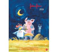 Helme Heine: Edition Kalender 2026: Liebevoll illustrierter Wandkalender von Helme Heine mit 12 neuen, unveröffentlichten Motiven. 34 x 44 cm.