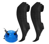 Helmet Accessories, 2 Pieces Motorbike Ornaments, Cool Motorcycle Helmets Horns, Helmets Decoration Material, Helmet Accessory Feature, Skiing Scooter Outdoor Riding Road Cycling Mountain Biking