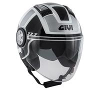 Helmet AIR JET-R GIVI 11.1 Class Gray White Black Size Xs