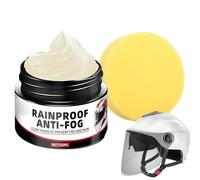 Helmet Anti Fog Cream - Long Lasting Balm for Visor | Rain Proof Agent with Clear Application & Easy Spread Formula for Eyeglasses Car Window Diving Swimming Outdoor Protection