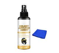 Helmet Anti-Fog Spray - 100ml Waterproof Demister Solution, Clear Vision Lens Cleaner, Long-Lasting Protection Formula | Motorcycle Goggles, Windshield Mirrors, Snowboarding, Skiing,