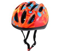 Helmet Back to School Party Breathable Air Vents Orange | PVC Sponge Build, for Scooter Riding and Roller Skating, Safety Use, Heat Dissipation and Head Protection