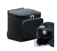 Helmet Bag - Oxford Cloth 28x22x25cm | Backrest Bag | Backrest Organizer | Motorcycle Helmet Storage | for Bike Riding Storage Travel Commuting and Daily Gear Organization Use