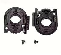Helmet Base Plates Compatible with MT Thunder 4, Revenge 2 S, Stinger 2, Black Visor Side Mechanism Kit, MT-V-28B/MT-V-14B Models, 1 Pair Left and Right
