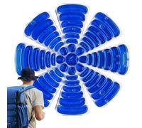 Helmet Cooling Pad - Fabric Phase Change Material Ice Crystal Filling 9.84x9.84x0.39 Inches | Hat Ice Pack Cool Down Insert Reusable Bike Helmet Cooling Pad for Cycling Use