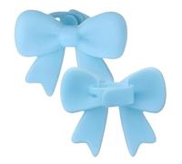 Helmet Decoration - 3D Silicone Bow Shape Cosplay Clip Headphone Accessory 2 Pieces | Cute Decorative Ear Clip For Women Party Streaming Work Travel Dep