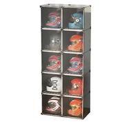 Helmet Display Case Motorcycle Helmet Storage Cabinet, Acrylic Box Square Case Protected Cabinet Protection Storage Cover CollectionsFor Clothing, Bags, Books ( Color : Black , Size : 72x36.5x180cm )