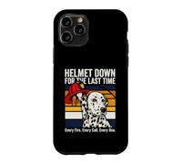 Helmet Down For The Last Time Firefighter Dalmatian Case for iPhone 11 Pro