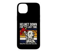 Helmet Down For The Last Time Firefighter Dalmatian Case for iPhone 14 Plus