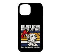 Helmet Down For The Last Time Firefighter Dalmatian Case for iPhone 15