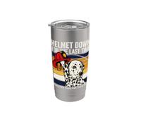 Helmet Down for The Last Time Firefighter Dalmatian Stainless Steel Insulated Tumbler
