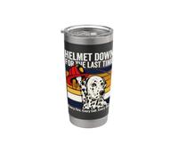 Helmet Down for The Last Time Firefighter Dalmatian Stainless Steel Insulated Tumbler