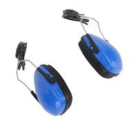 Helmet Ear Muff with Noise Reduction, NRR 27dB, SNR 31dB, Comfortable Wearing, Easy to Install for Working Woodworking (Blue)