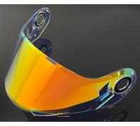 Helmet face Shield for LS2 FF325 FF394 FF386 FF370 Visor High strength toughness FF-MHR-50 helmet accessories(Revo Clear Red)