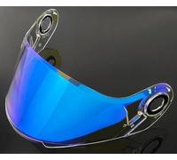Helmet face Shield for LS2 FF325 FF394 FF386 FF370 Visor High strength toughness FF-MHR-50 helmet accessories(Revo Clear Blue)