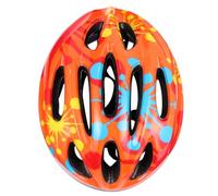 Helmet for Cycling and Scooter Safety with Air Vents | PVC Plus Sponge Build, Breathable Head Protection, Orange Finish, Back to School Party