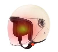 Helmet for Motorcycle | Open Face Adults Helmets - Protective Gear Breathable Headgear with Visor for Men Women Commuting Outdoor Adventure Scooter Sportbike