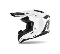 Airoh Aviator 3 Color Motocross Helmet, white, size S for Men