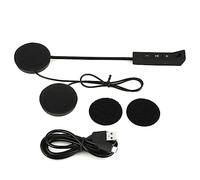 Helmet Headphones, 1 Pair Motorcycle Helmet BT Headset Headphone Speakers Support Motorcycle Helmet Speakers Helmet Speakers with Charging Cable Hands Calling