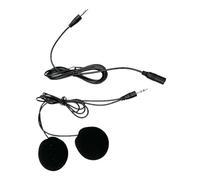 Helmet Headphones - Motorcycle Earbuds | 3.5mm Jack | Speakers High-Definition Sound Quality, With Extension Cable, For Full-Face Motorcycle Helmet Cycling Mountain Snowmobile