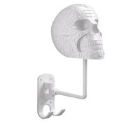 Helmet Height - Helmet Stand | Hangle Helmmet Double Aluminum | Skull Shape Helmmet Rack | hellmets APPOSITIONS FOR GARAGE TRAY WOMEN'S ROOM MEN FESTIVE HALLOWEENN