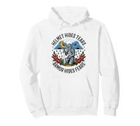 Helmet Hides Tears Armor Hides Fears Knight Warrior Medieval Pullover Hoodie