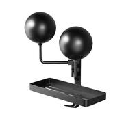 Helmet Holder, Motorcycle Helmet Rack, Wall Mounted Hel-met Rack 30x16.5cm/11.81x6.5 Inches Easy to Install/Space-Saving Storage Solution for Dirt Bike Safety Equipment Display