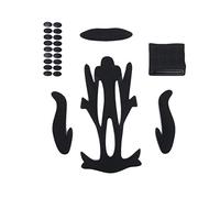 Helmet Inner Padding Foam Pads Kits Sealed Sponge Lining Protection Liner Cushion Mats for Cycling Bike Outdoor Sports Bicycle Riding Accessories (Black M)