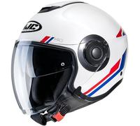 Helmet Jet HJC model i40 paddy MC21 White Red Blue Size M